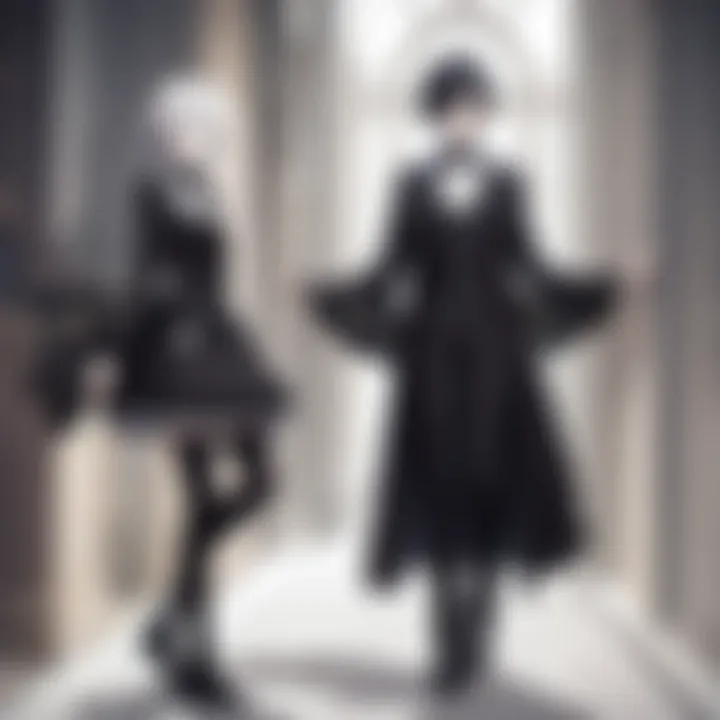 Cinematic portrayal of the main characters in The Black Butler.