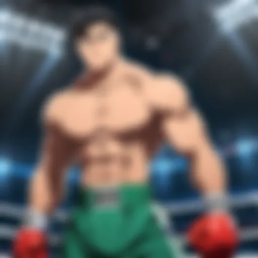 The protagonist of The Boxer, showcasing determination and strength.