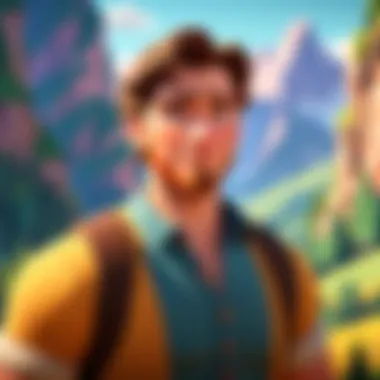 The Journey of Animated Storytelling A colorful animation depicting the journey of storytelling.
