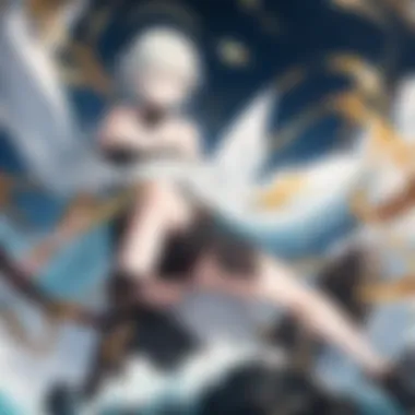 An illustration of Crunchyroll's logo and Black Clover promotional art