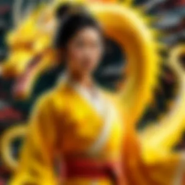 Themes in East Asian Mythology An artistic representation of key themes in East Asian mythology