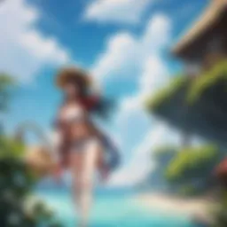 The diverse crew of the Straw Hat Pirates sailing the Grand Line