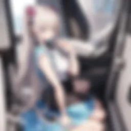 An illustration representing the concept of waifu in anime culture