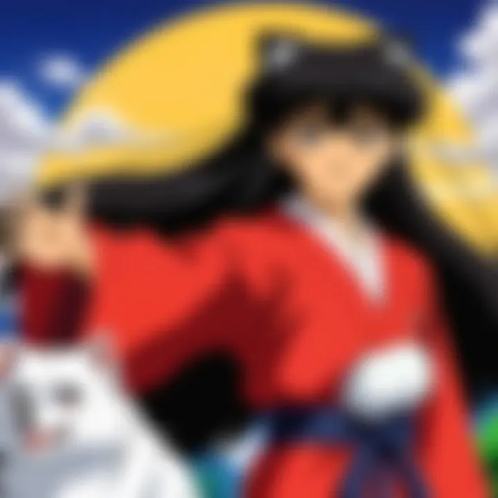 Screenshot of a streaming platform displaying Inuyasha