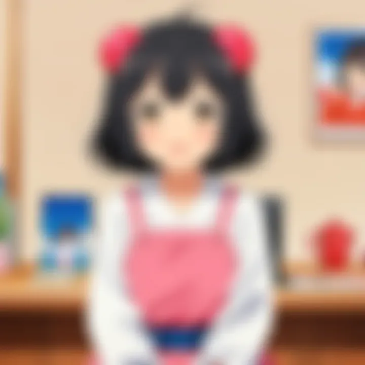 A collage of popular streaming platforms available for Mieruko-chan
