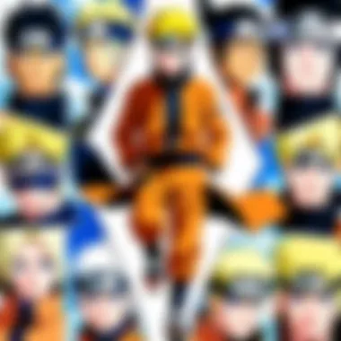 Naruto and Friends: A Dubbed Adventure A vibrant illustration of Naruto and friends