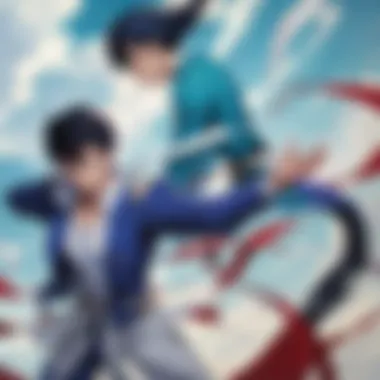 Yusuke Urameshi: The Relentless Spirit Detective A dynamic scene featuring Yusuke Urameshi in a powerful stance